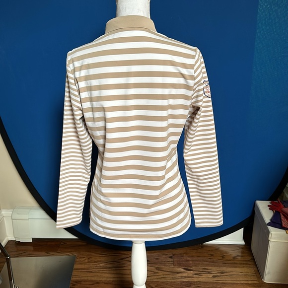 Louis Castel L/S women’s polo size M - Picture 5 of 12